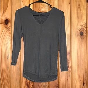 🌸Green long sleeve shirt